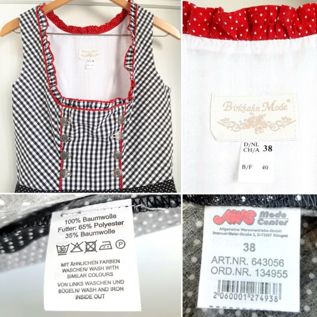 Vestido Tradicional Tirolés Birkhahn