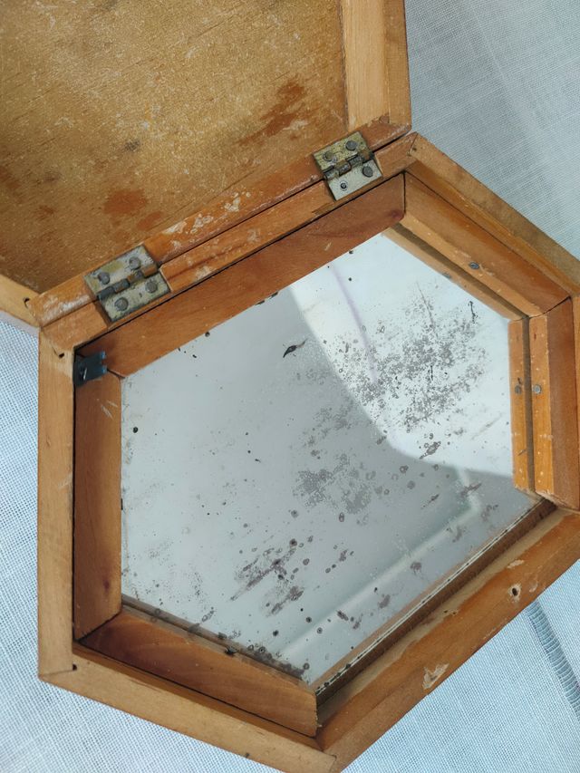 Caja joyero vintage exagonal