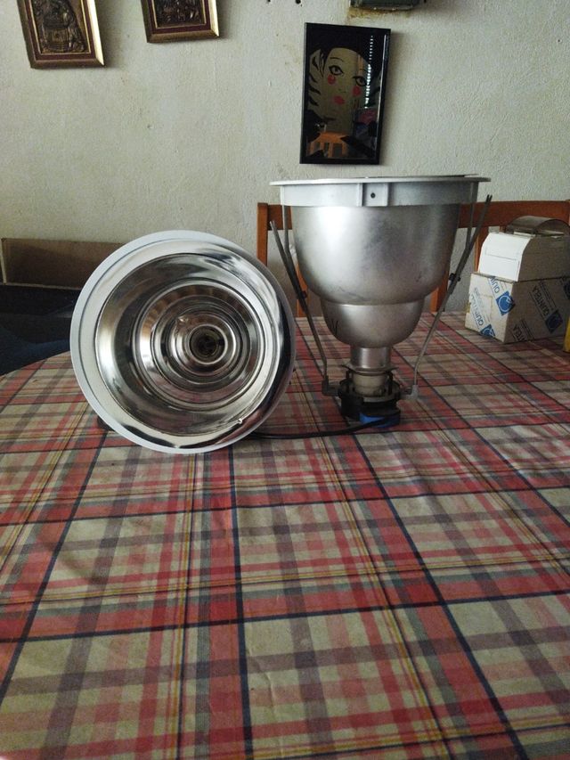 Lampara sin cristal 2 unidades 