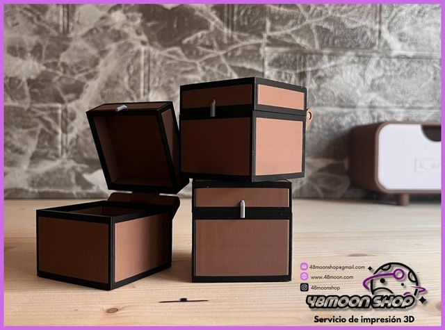 Cofre de MINECRAFT - Impresión 3D