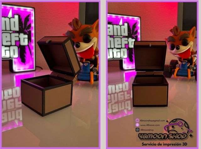 Cofre de MINECRAFT - Impresión 3D