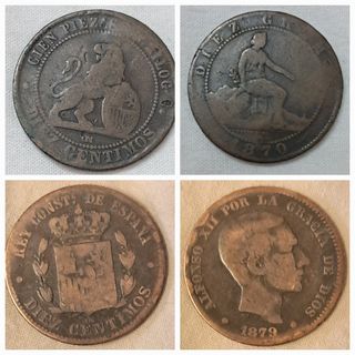 Monedas de pesetas 
