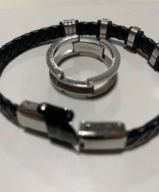 Conjunto de pulsera y anillo