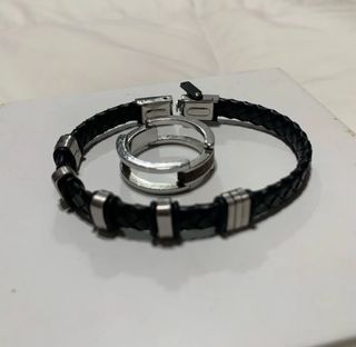 Conjunto de pulsera y anillo