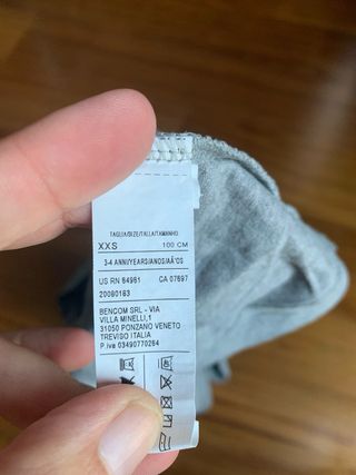 Canottiera bambino benetton