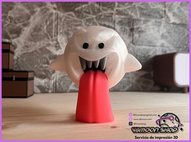 Fantasma Super Mario Bros - Impresión 3D