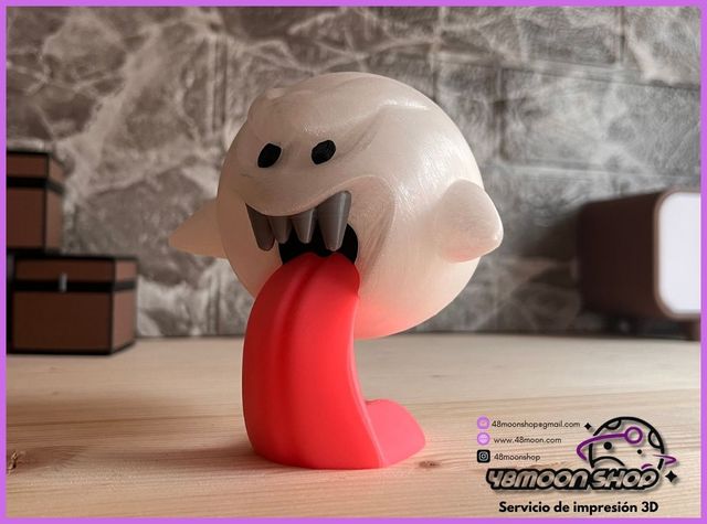 Fantasma Super Mario Bros - Impresión 3D