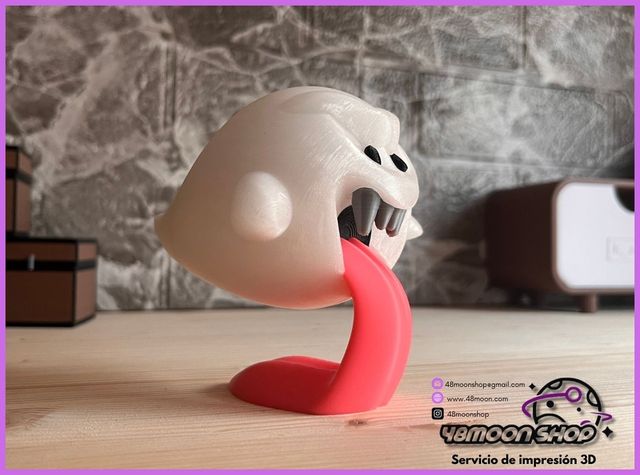 Fantasma Super Mario Bros - Impresión 3D