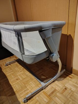 Cuna colecho Jane babyside Minicuna Gris sin uso