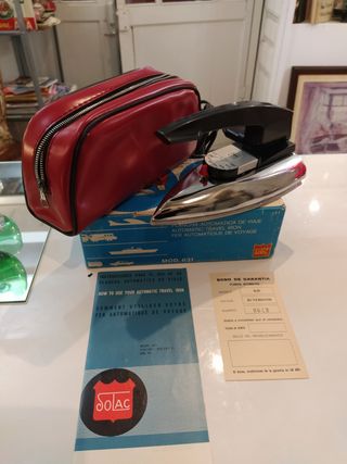 Plancha Solac Mod.631.Con caja y funda.