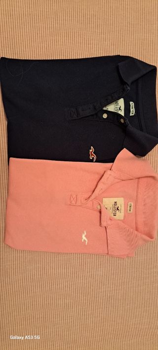 2 polos chica hollister XS