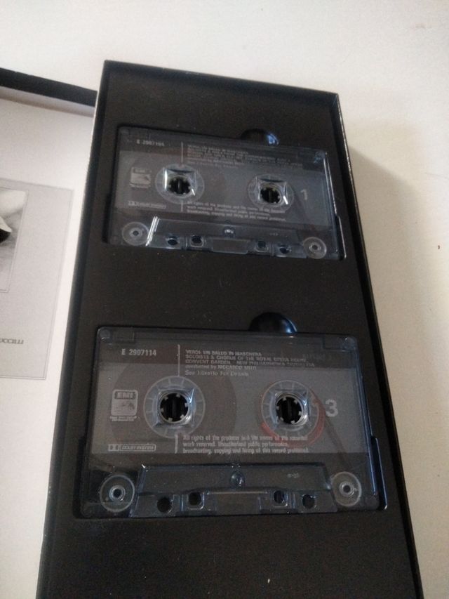 Box collezione 2 musicassette Riccardo