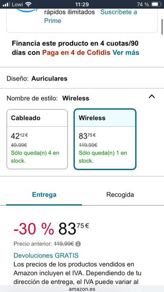 Auriculares gaming inalámbricos con micro