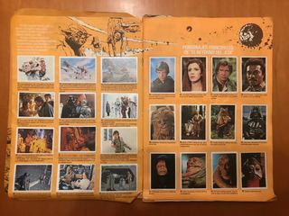 Albumes cromos STAR WARS