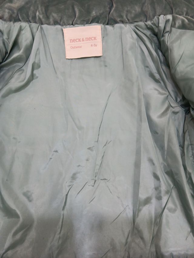 Abrigo terciopelo Neck&Neck verde T4/5 