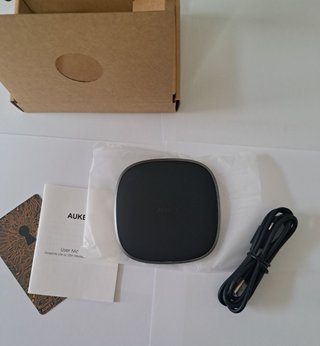 Caricabatterie Wireless Aukey 10W Grafite Lite G Q