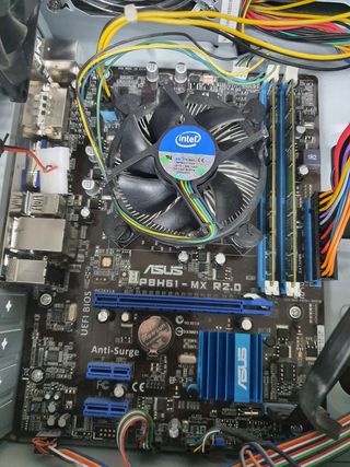 Pack Placa base Asus p8h61-mx y procesador 