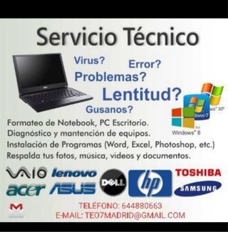 Servicio técnico informático perfil ciberseguridad