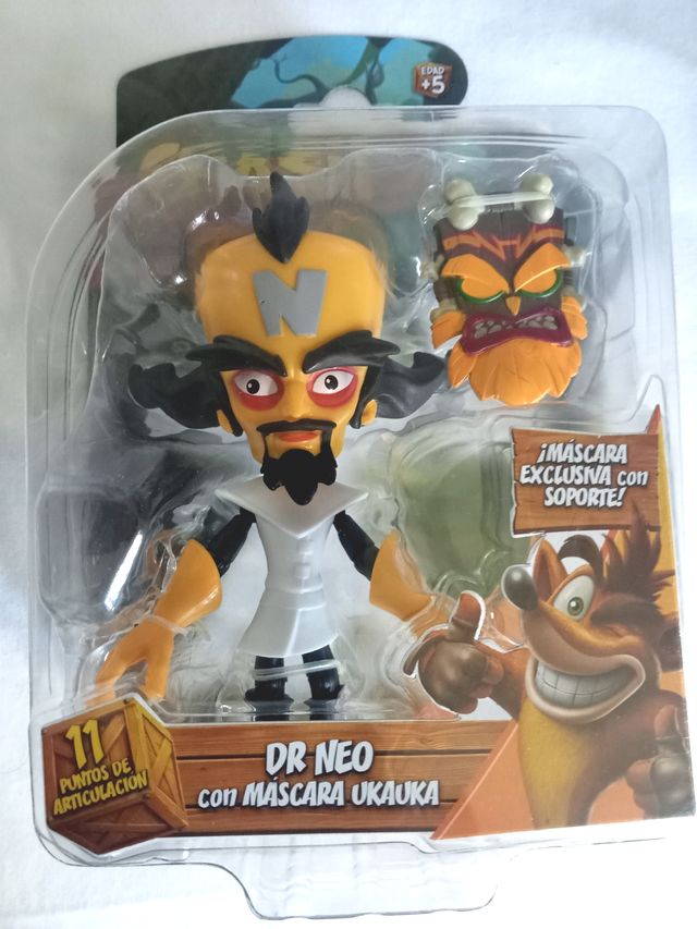 Figura Crash Bandicoot Muñeco Bizak Nueva