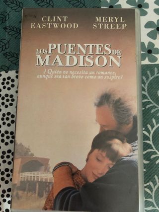 Vhs pelicula Los puentes de Madison