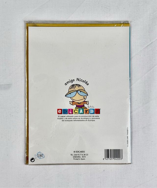 Tarjeta de Felicitación “Buena Suerte”