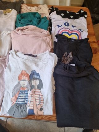 Camisetas manga larga 9-10 años 