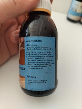 Tinte Chopo para Madera al agua Teca