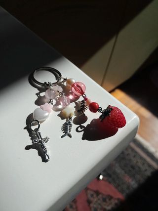 Kawaii coquette portachiavi