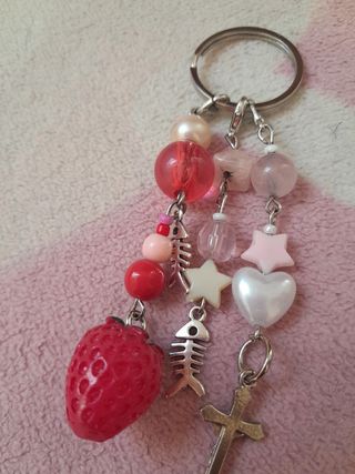 Kawaii coquette portachiavi