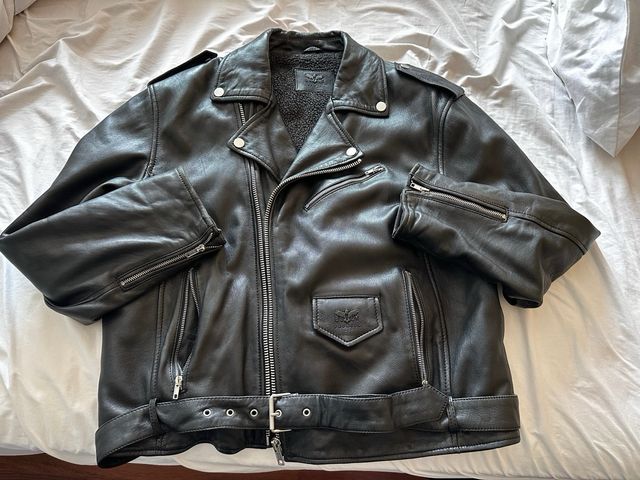 Cazadora de cuero xl