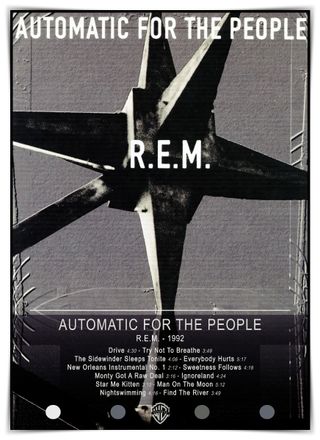 R.E.M.  Automatic For The People Poster DIN A2