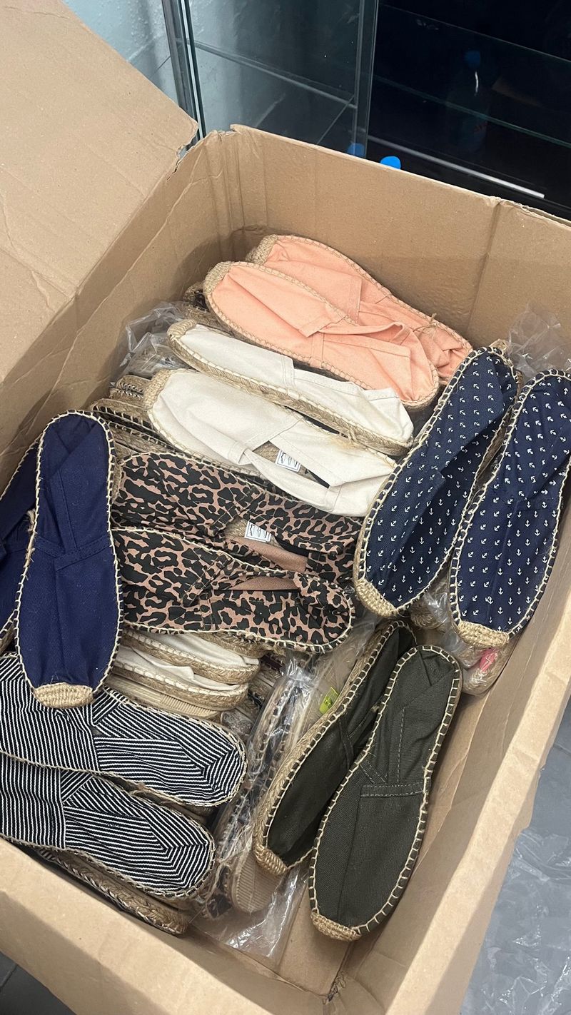 Alpargatas Nuevas al Por Mayor – 50 unidades de segunda mano por