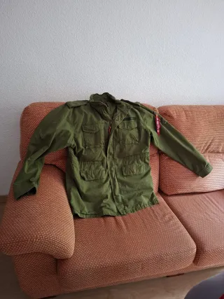 Chaqueta alpha verde militar Último precio