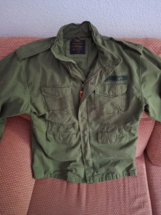 Chaqueta alpha verde militar Último precio