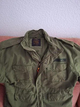 Chaqueta alpha verde militar Último precio