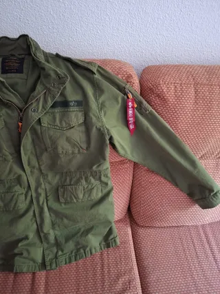 Chaqueta alpha verde militar Último precio