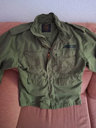 Chaqueta alpha verde militar Último precio