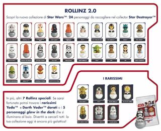 Star Wars, Rollinz Figures 2.0 Collezione completa