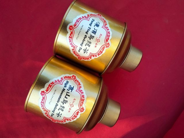 Coppia Scatole latta cinesi