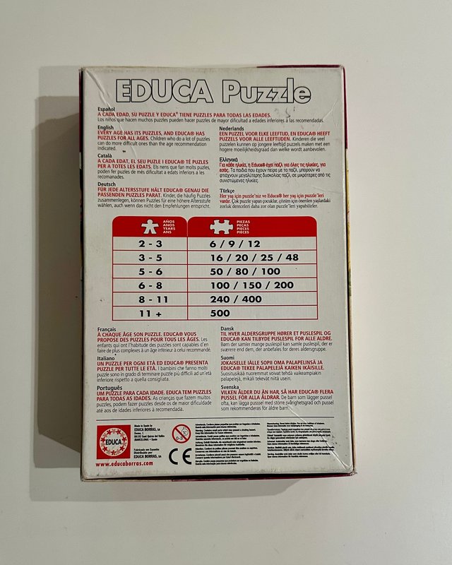 Puzle de madera de las Princesas Disney 100 piezas
