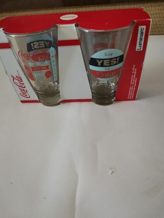 Coppia bicchieri COCA COLA luminarc