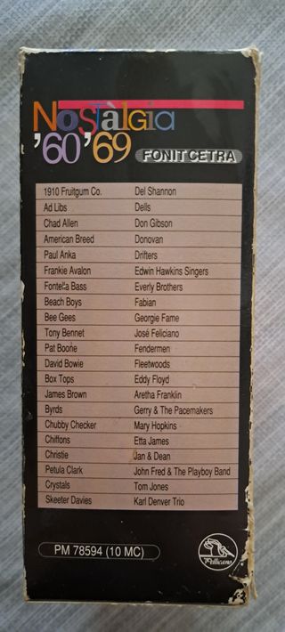 Cofanetto musicassette 