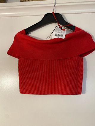 Top rojo mujer 