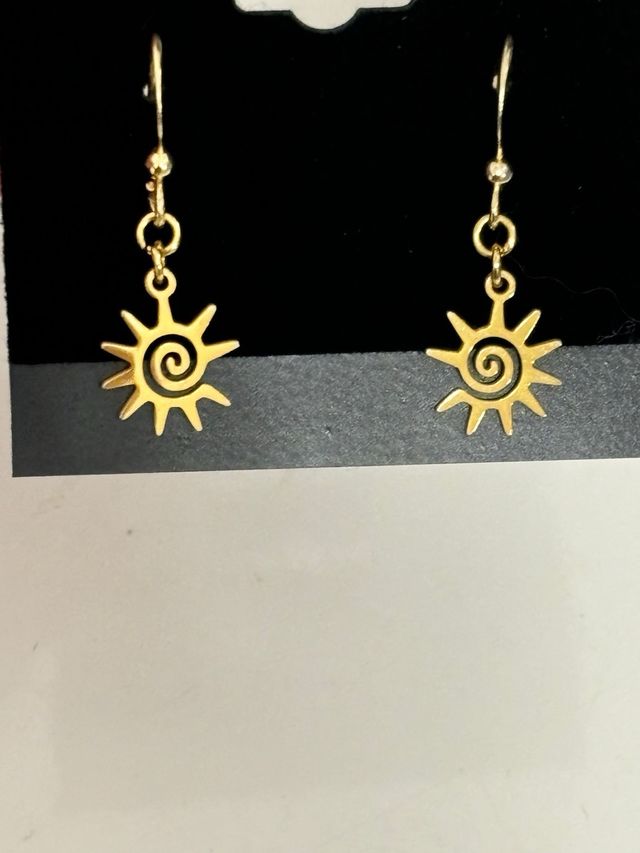 Pendientes de acero inoxidable