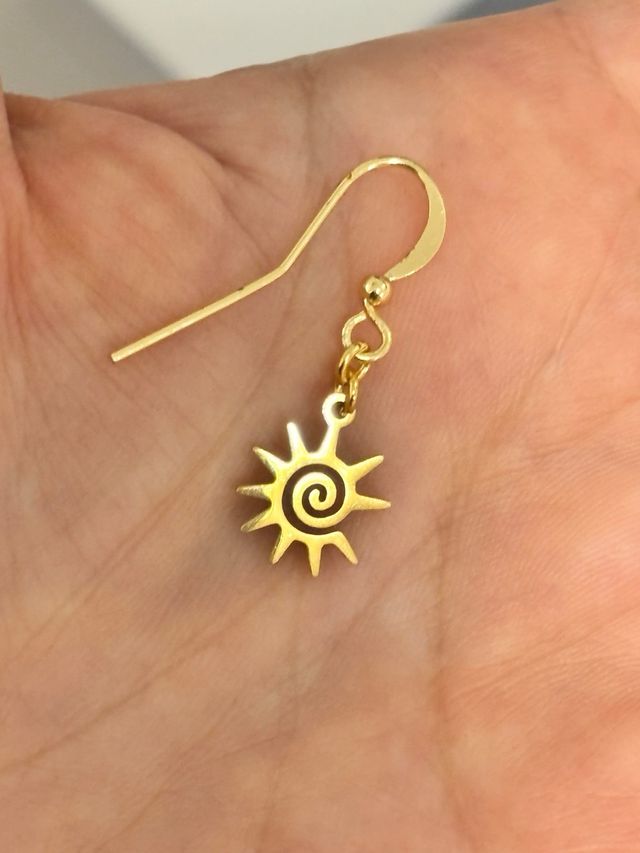 Pendientes de acero inoxidable