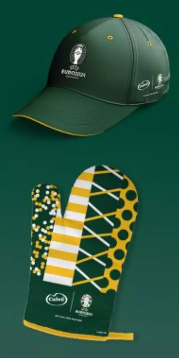 Cappellino + guanto da forno Calve'