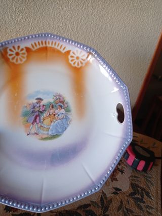 🇩🇪 Bandeja de porcelana reflejos