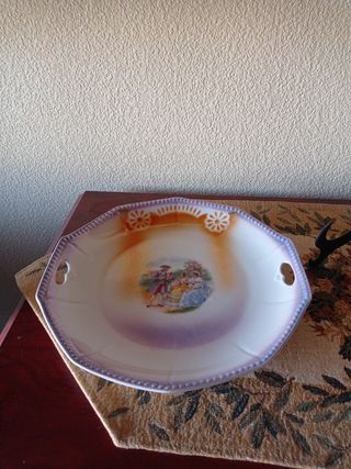 🇩🇪 Bandeja de porcelana reflejos