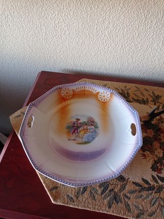 🇩🇪 Bandeja de porcelana reflejos