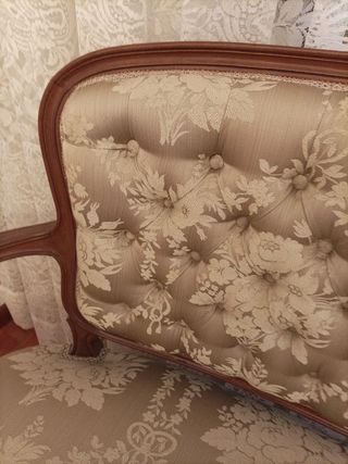 Conjunto de sofá más dos sillones